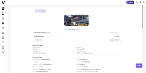 VenApp submission detail page