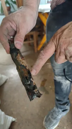 Damaged pipes section view 2